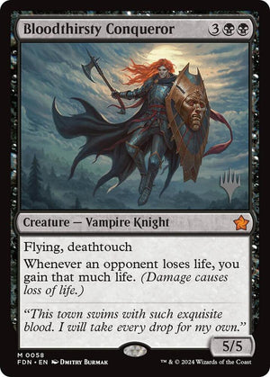 Bloodthirsty Conqueror (Promo Pack) [Edge of Eternities Promo Pack]