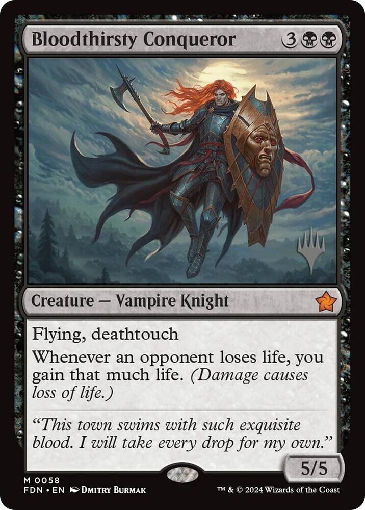 Bloodthirsty Conqueror (Promo Pack) [Edge of Eternities Promo Pack]