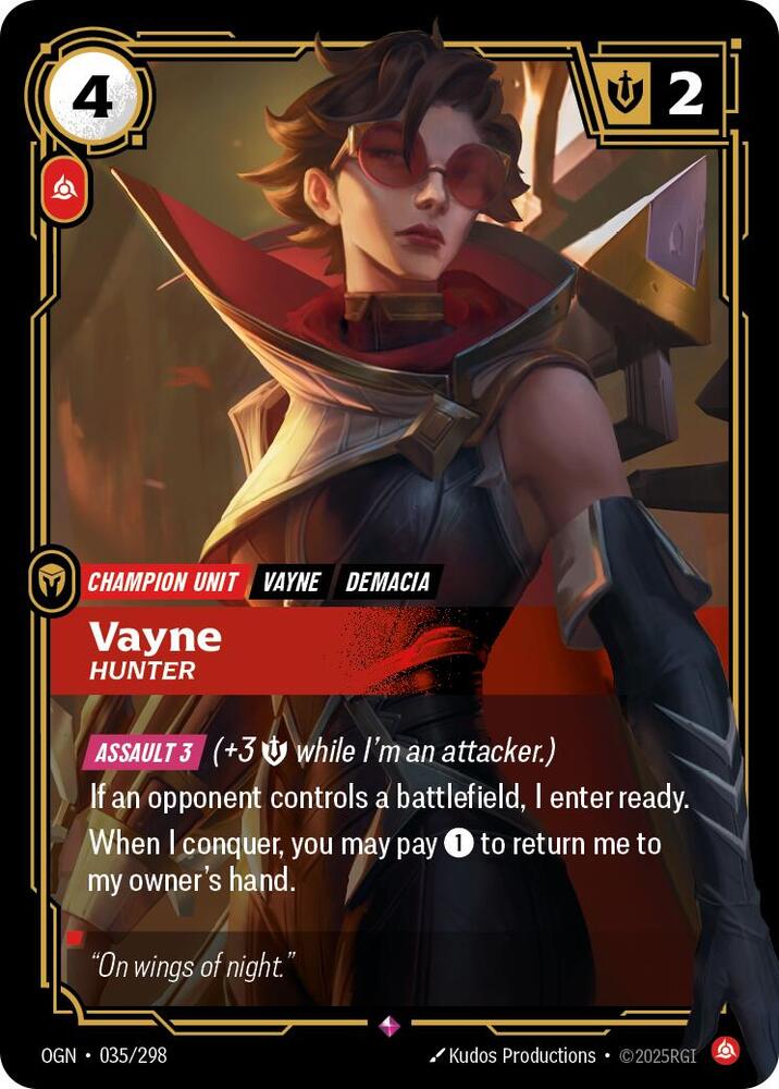 Vayne - Hunter - Origins (OGN) (035/298)