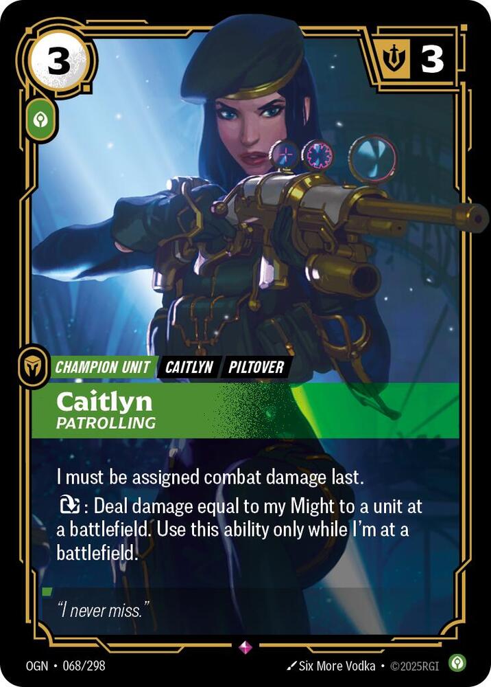 Caitlyn - Patrolling - Origins (OGN) (068/298)