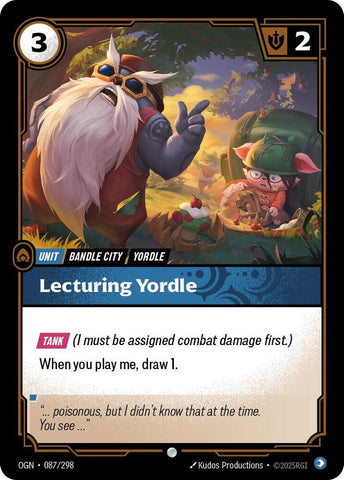 Lecturing Yordle - Origins (OGN) (087/298)