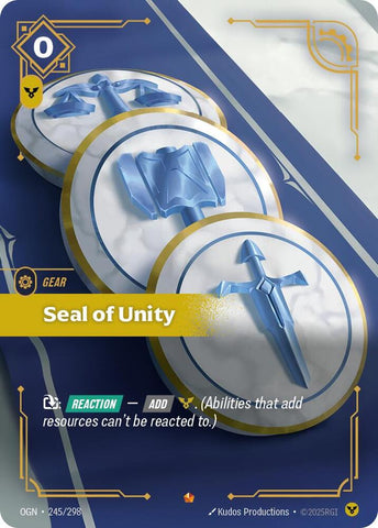 Seal of Unity - Origins (OGN) (089a/298)