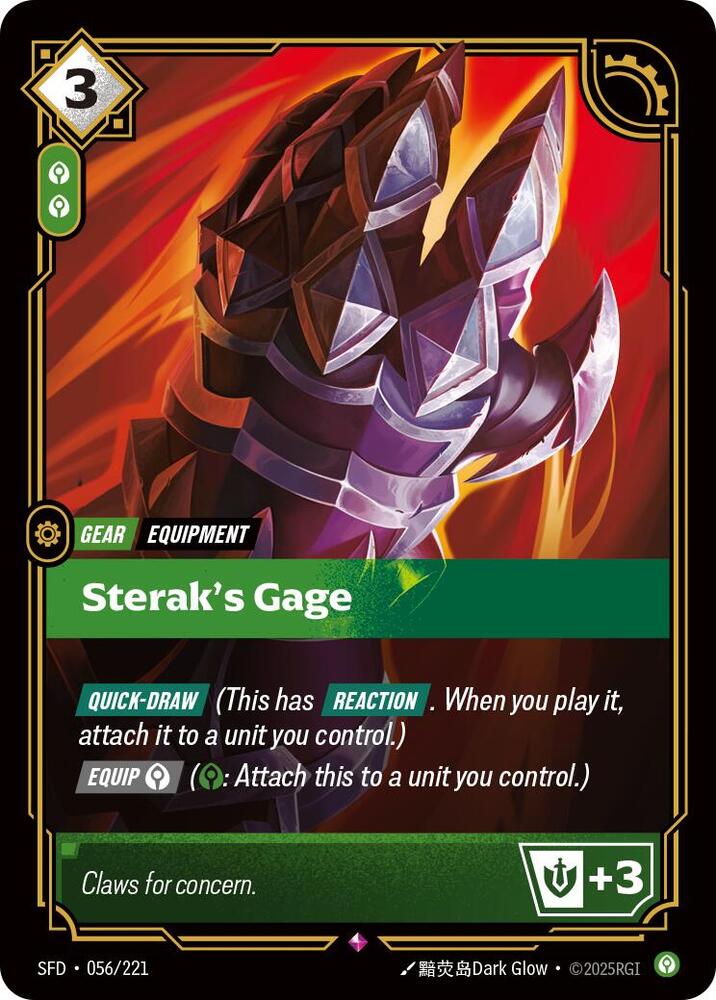 Sterak's Gage - Spiritforged (SFD) (056/221)