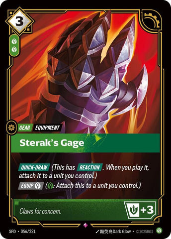 Sterak's Gage - Spiritforged (SFD) (056/221)