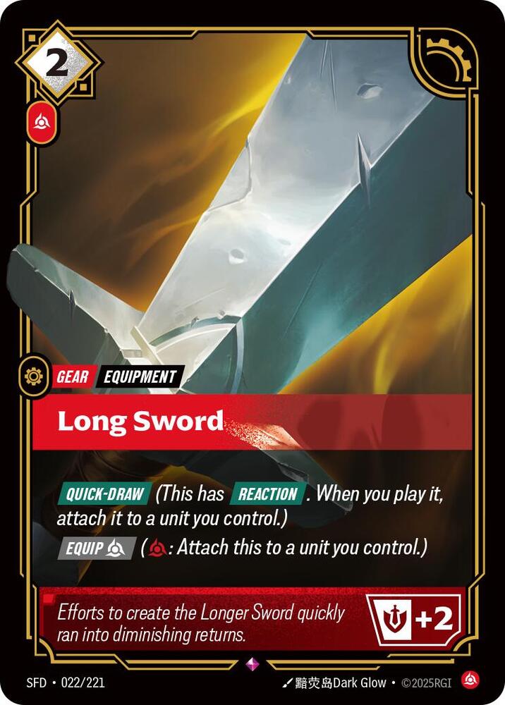 Long Sword - Spiritforged (SFD) (022/221)