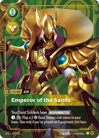 Azir - Emperor of the Sands - Spiritforged (SFD) (197/221)
