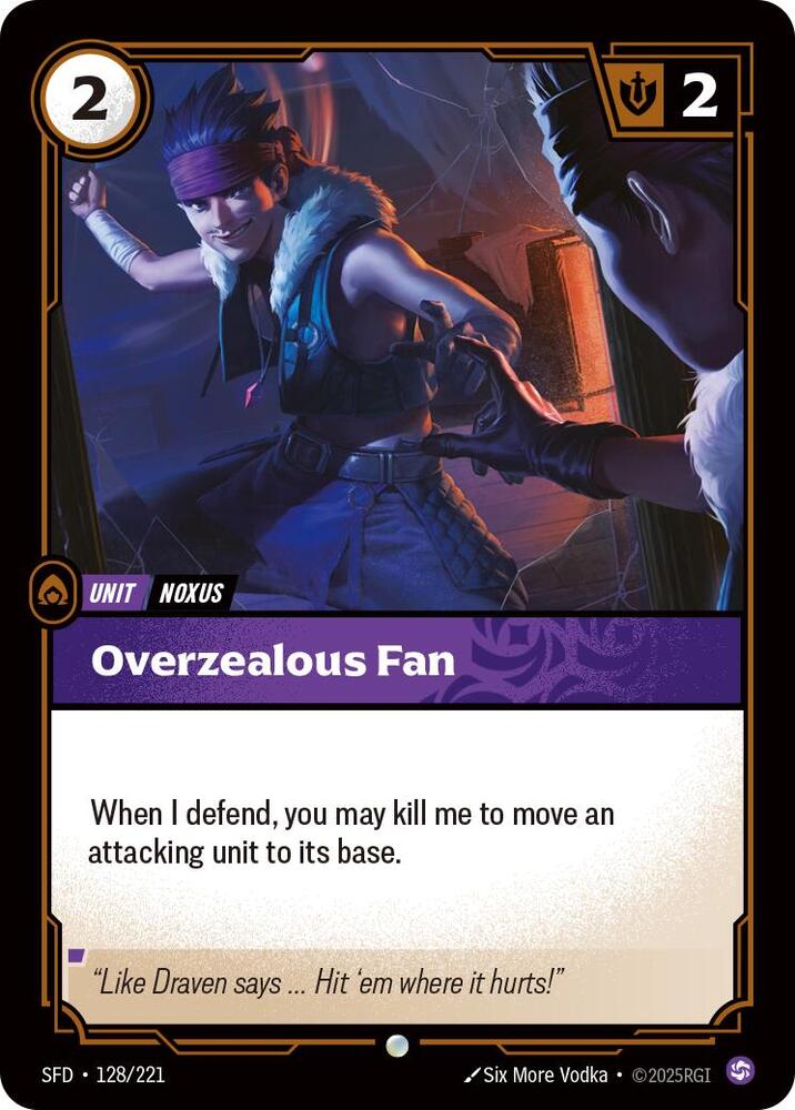 Overzealous Fan - Spiritforged (SFD) (128/221)