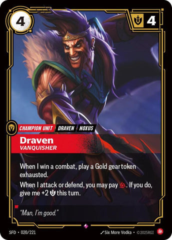 Draven - Vanquisher - Spiritforged (SFD) (020/221)