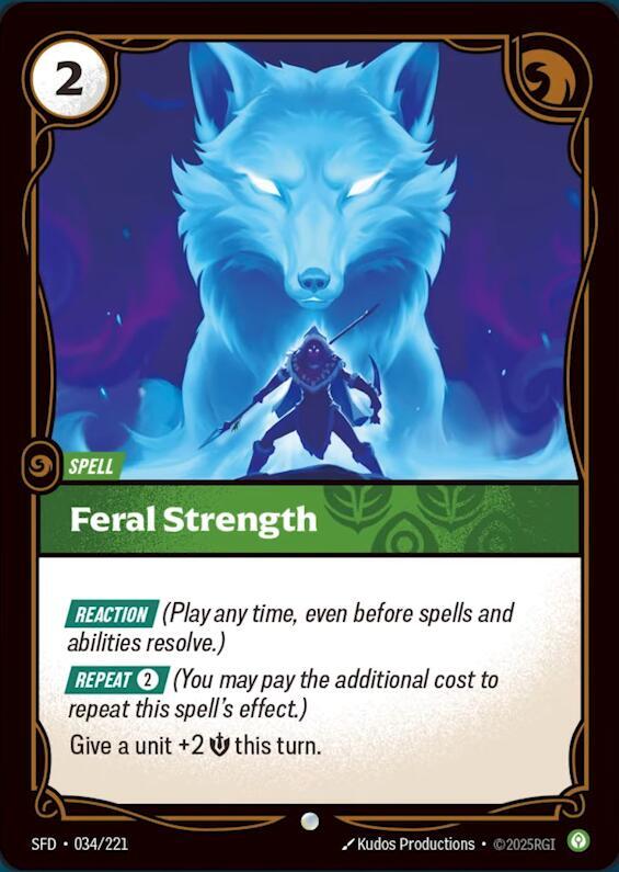 Feral Strength - Spiritforged (SFD) (034/221)