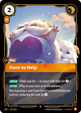 Here to Help - Spiritforged (SFD) (111/221)