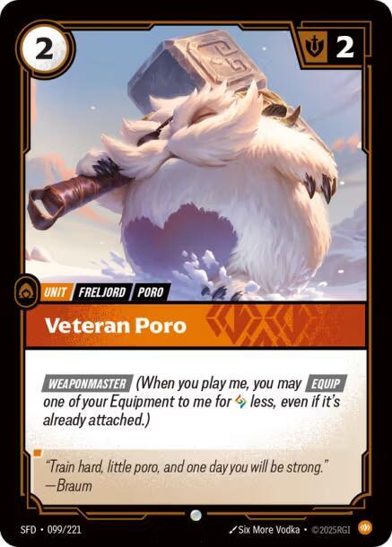 Veteran Poro - Spiritforged (SFD) (099/221)