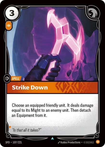Strike Down - Spiritforged (SFD) (107/221)