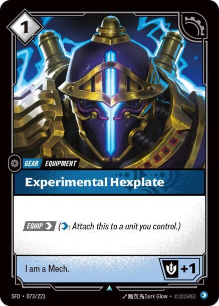 Experimental Hexplate - Spiritforged (SFD) (073/221)