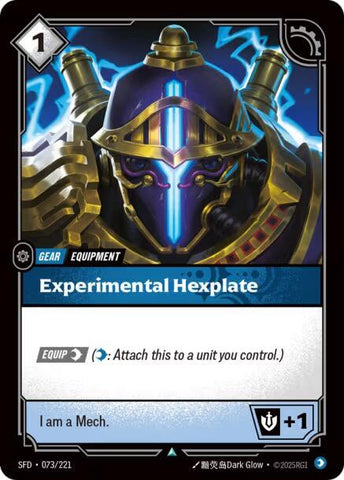 Experimental Hexplate - Spiritforged (SFD) (073/221)