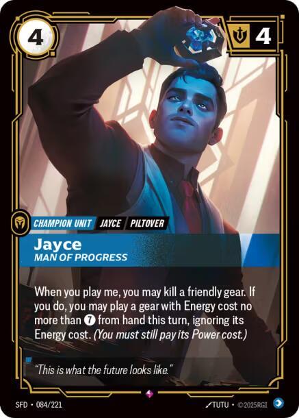Jayce - Man of Progress - Spiritforged (SFD) (084/221)