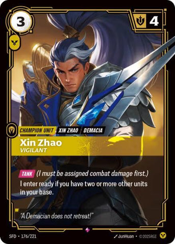 Xin Zhao - Vigilant - Spiritforged (SFD) (176/221)
