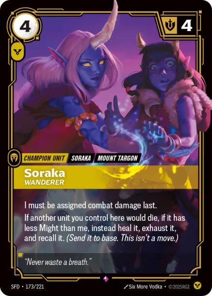Soraka - Wanderer - Spiritforged (SFD) (173/221)