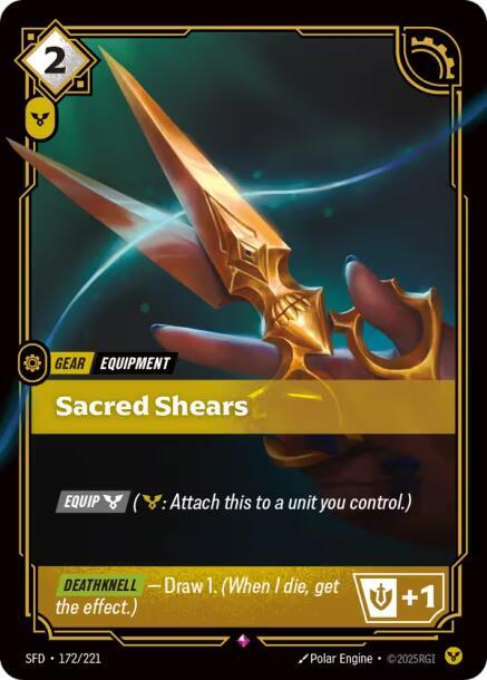 Sacred Shears - Spiritforged (SFD) (172/221)