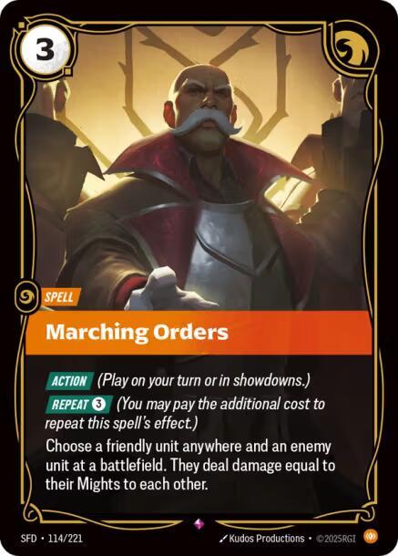 Marching Orders - Spiritforged (SFD) (114/221)