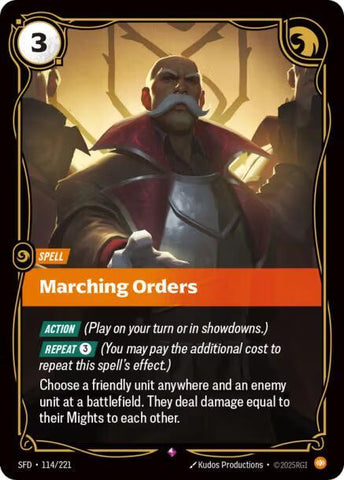 Marching Orders - Spiritforged (SFD) (114/221)