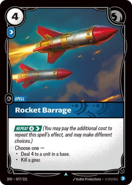 Rocket Barrage - Spiritforged (SFD) (077/221)