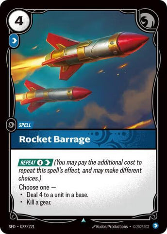 Rocket Barrage - Spiritforged (SFD) (077/221)