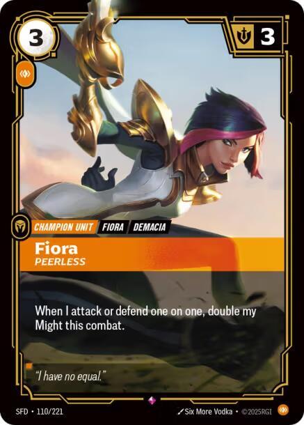 Fiora - Peerless - Spiritforged (SFD) (110/221)