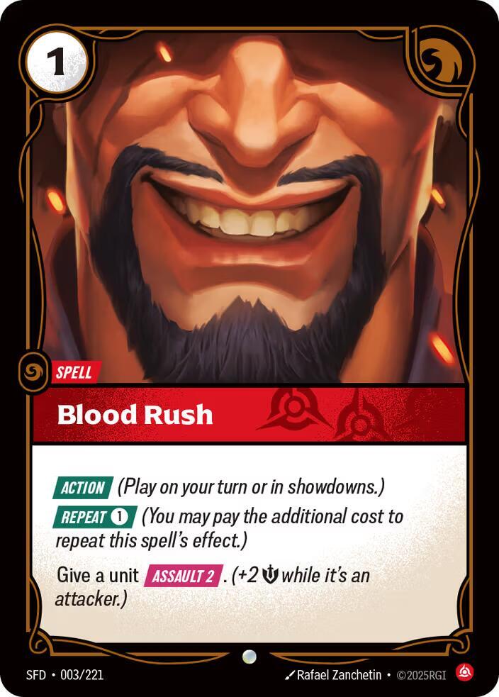 Blood Rush - Spiritforged (SFD) (003/221)