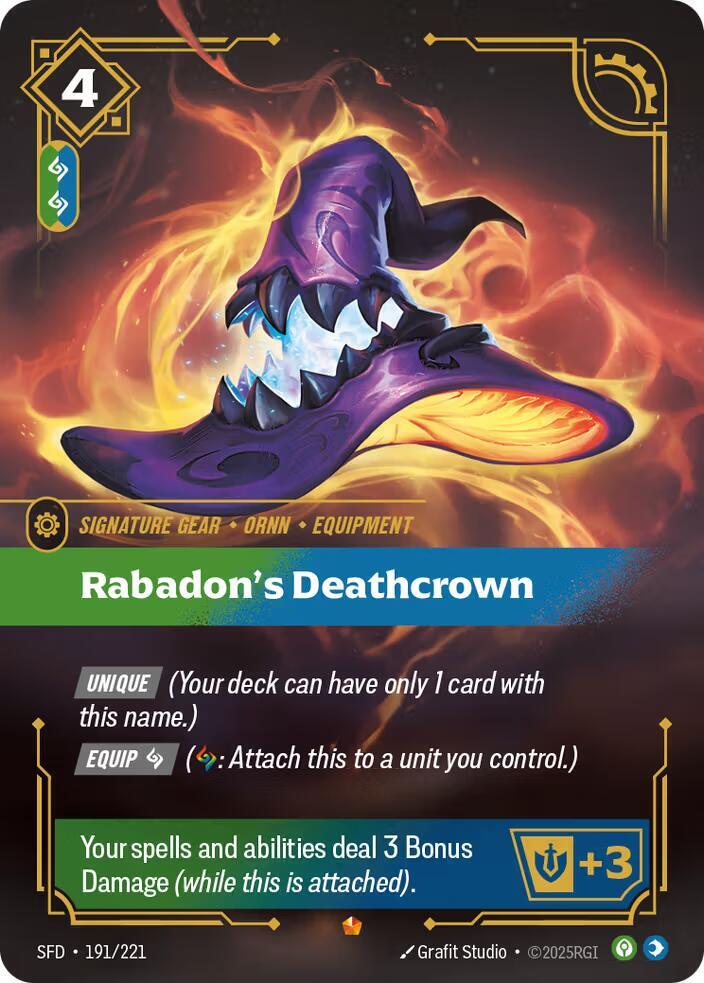 Rabadon's Deathcrown - Spiritforged (SFD) (191/221)