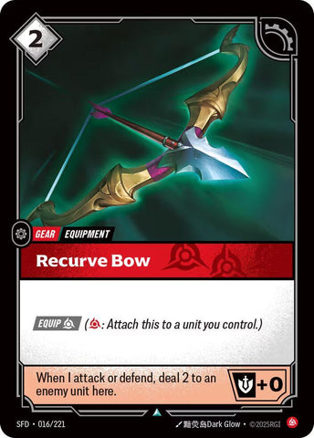 Recurve Bow - Spiritforged (SFD) (016/221)