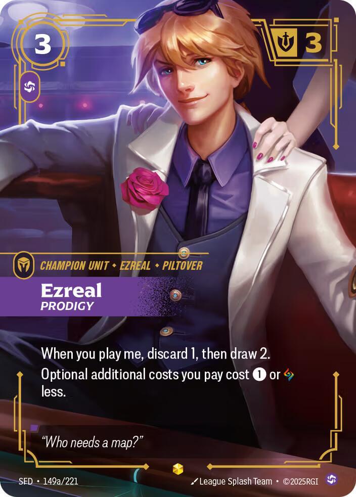 Ezreal - Prodigy (Alternate Art) - Spiritforged (SFD) (149a/221)