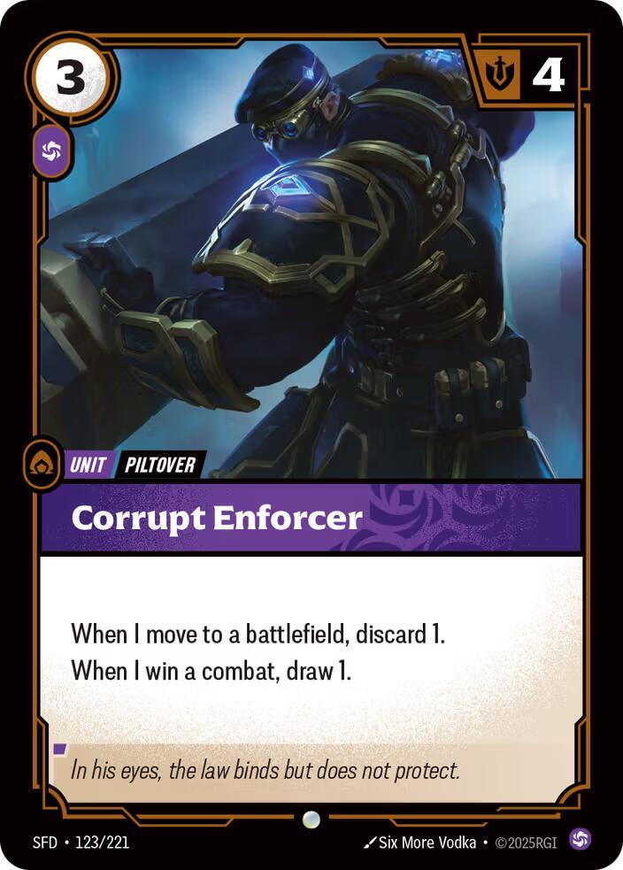 Corrupt Enforcer - Spiritforged (SFD) (123/221)