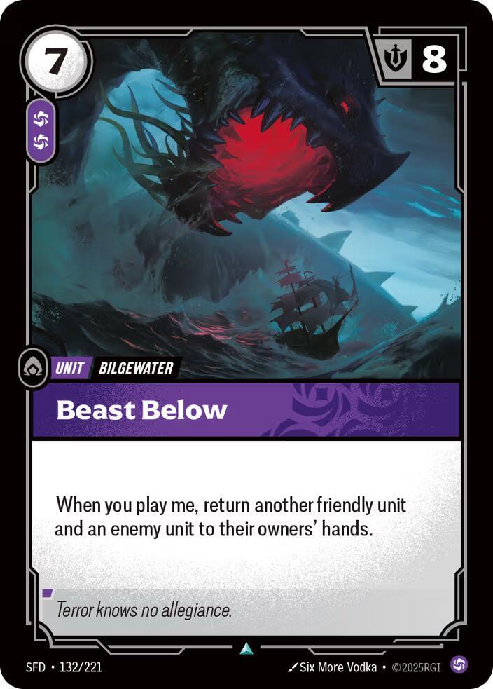 Beast Below - Spiritforged (SFD) (132/221)