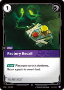 Factory Recall - Spiritforged (SFD) (135/221)