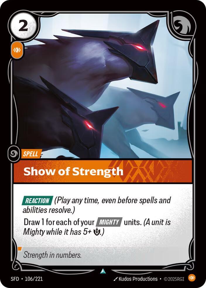 Show of Strength - Spiritforged (SFD) (106/221)