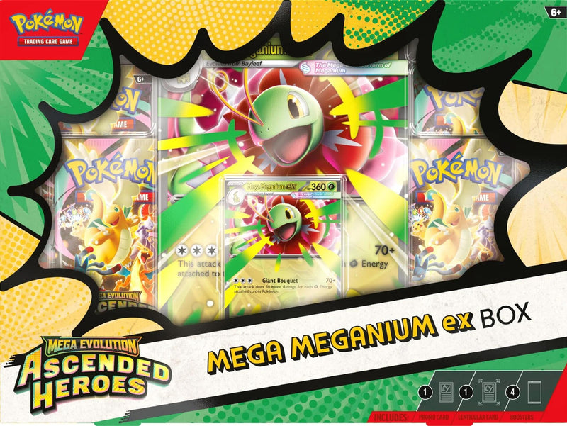 Mega Evolution: Ascended Heroes - Mega Meganium ex Box INGLÉS -