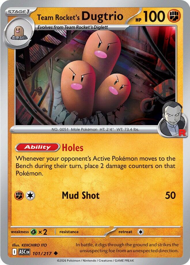 Team Rocket's Dugtrio (101/217) [Mega Evolution: Ascended Heroes]