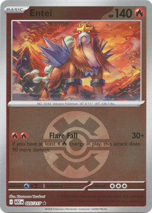 Entei (025/217) (Quick Ball) [Mega Evolution: Ascended Heroes]