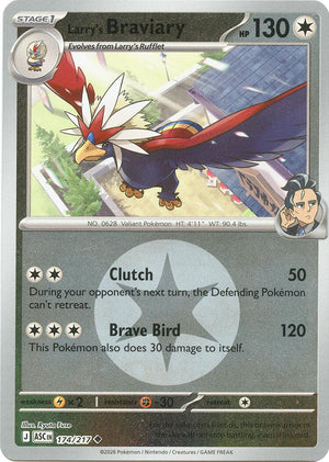 Larry's Braviary (174/217) (Energy Symbol Pattern) [Mega Evolution: Ascended Heroes]
