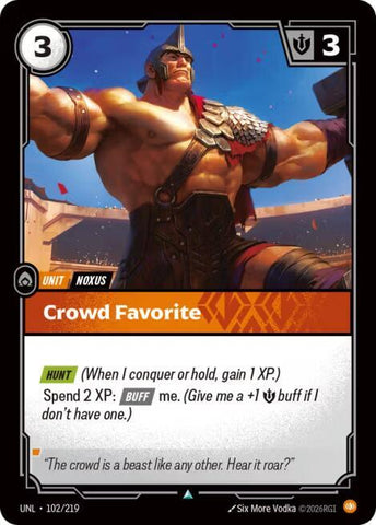 Crowd Favorite - Unleashed (UNL)(102/219)
