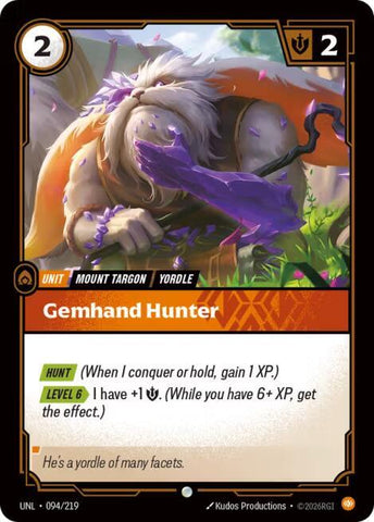 Gemhand Hunter - Unleashed (UNL)(094/219)