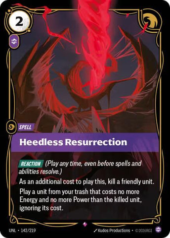 Heedless Resurrection - Unleashed (UNL) (142/219)
