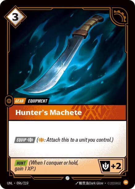Hunter's Machete - Unleashed (UNL)(096/219)