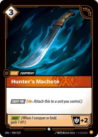 Hunter's Machete - Unleashed (UNL)(096/219)