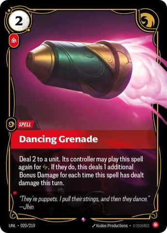 Dancing Grenade - Unleashed (UNL) (020/219)