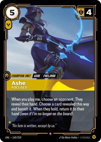 Ashe - Focused - Unleashed (UNL) (169/219)