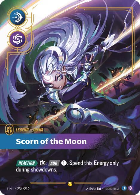 Diana, Scorn of the Moon (Overnumbered) - Unleashed (UNL) (234/219)