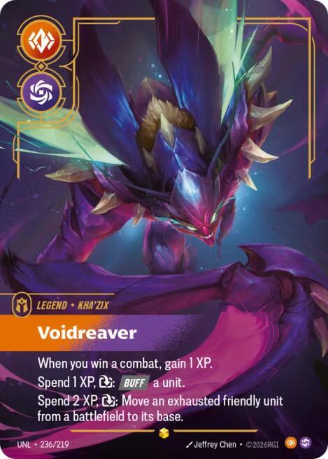 Kha'Zix, Voidreaver (Overnumbered) - Unleashed (UNL) (236/219)