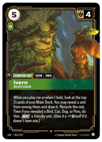 Ivern - Nurturer - Unleashed (UNL) (051/219)