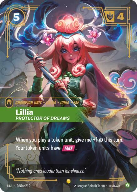 Lillia - Protector of Dreams (Alternate Art) - Unleashed (UNL) (058a/219)
